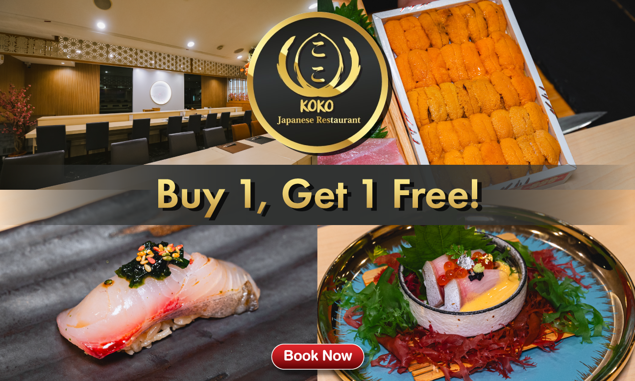 Koko Omakase Buy 1 Get 1 Free