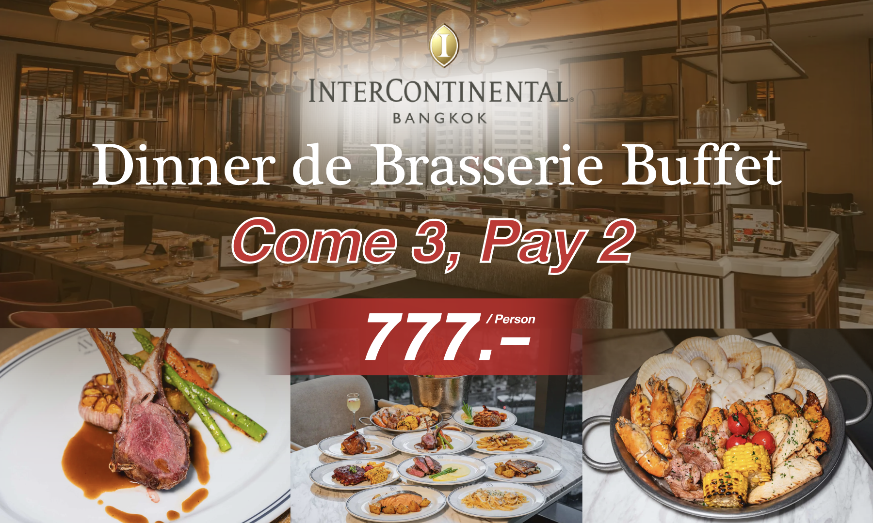 Come 3 Pay 2 with AVA Brasserie
