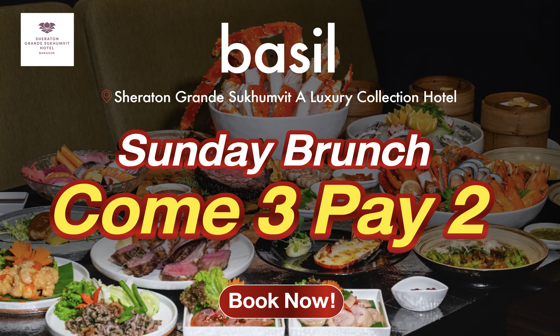 Come 3 Pay 2 With Basil