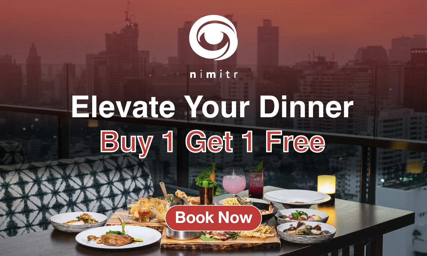 image Come 2 Pay 1 at Nimitr Rooftop!