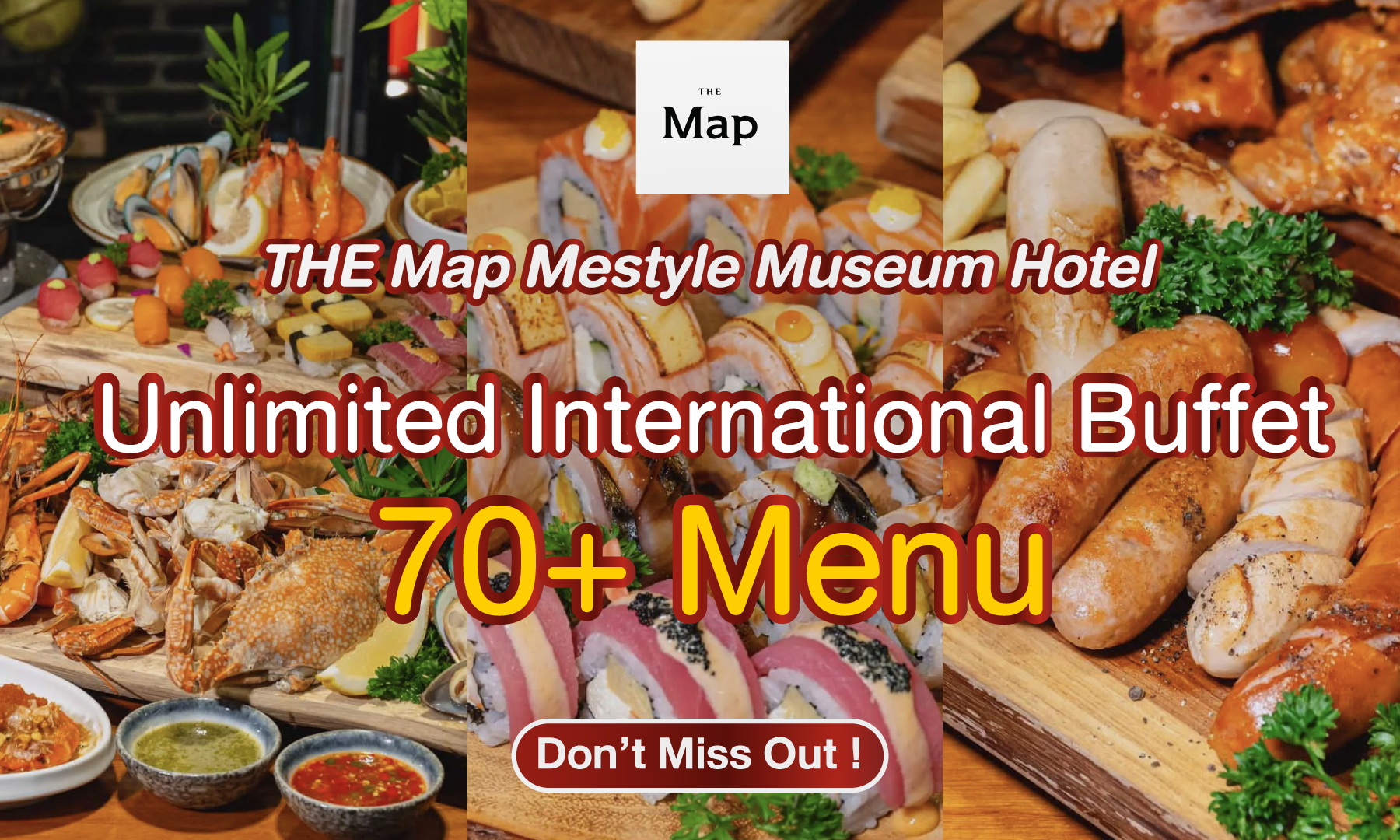image THE Map 70+ Brand New Menus Lineup 